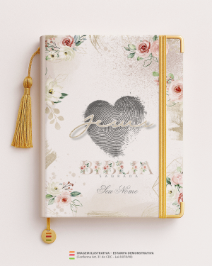 Bíblia Personalizada Flores – Capa com flores MD04 Papel Offset especial Personalizado Impressão colorida em alta resolução Capa dura laminada Lombada ou Espiral Após a confirmação do pedido, entraremos em contato via WhatsApp em até 48h úteis para coletar o nome ou frase.