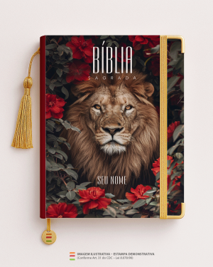 Bíblia Personalizada Leão – Capa expressar MD36 Papel Offset especial Personalizado Impressão colorida em alta resolução Capa dura laminada Lombada ou Espiral Após a confirmação do pedido, entraremos em contato via WhatsApp em até 48h úteis para coletar o nome ou frase.