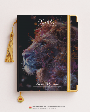 Bíblia Personalizada Leão – Capa expressar mulher MD05 Papel Offset especial Personalizado Impressão colorida em alta resolução Capa dura laminada Lombada ou Espiral Após a confirmação do pedido, entraremos em contato via WhatsApp em até 48h úteis para coletar o nome ou frase.