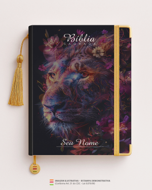 Bíblia Personalizada Leão – Capa expressar mulher MD06 Papel Offset especial Personalizado Impressão colorida em alta resolução Capa dura laminada Lombada ou Espiral Após a confirmação do pedido, entraremos em contato via WhatsApp em até 48h úteis para coletar o nome ou frase.