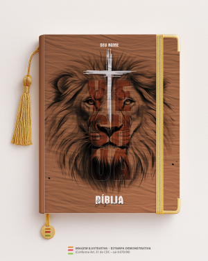 Bíblia Personalizada Leão – Capa yeshua 01 Papel Offset especial Personalizado Impressão colorida em alta resolução Capa dura laminada Lombada ou Espiral Após a confirmação do pedido, entraremos em contato via WhatsApp em até 48h úteis para coletar o nome ou frase.