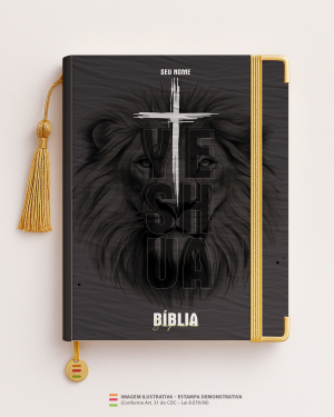 Bíblia Personalizada Leão – Capa yeshua 03 Papel Offset especial Personalizado Impressão colorida em alta resolução Capa dura laminada Lombada ou Espiral Após a confirmação do pedido, entraremos em contato via WhatsApp em até 48h úteis para coletar o nome ou frase.