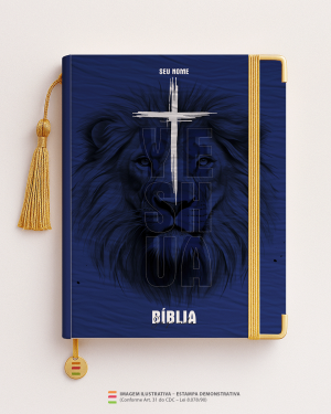 Bíblia Personalizada Leão – Capa yeshua 04 Papel Offset especial Personalizado Impressão colorida em alta resolução Capa dura laminada Lombada ou Espiral Após a confirmação do pedido, entraremos em contato via WhatsApp em até 48h úteis para coletar o nome ou frase.