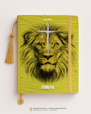 Bíblia Personalizada Leão – Capa yeshua 14 Papel Offset especial Personalizado Impressão colorida em alta resolução Capa dura laminada Lombada ou Espiral Após a confirmação do pedido, entraremos em contato via WhatsApp em até 48h úteis para coletar o nome ou frase.